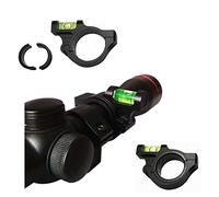 HWZ 2017 1 inch/30mm Bubble Level Scope Rings Mount for Weaved Picatinny Scope Bases (black)