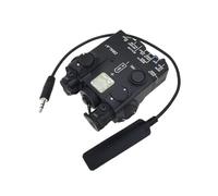 HWZ AN/PEQ-15A DBAL-A2 LED luce bianca + lenti con interruttore remoto custodia per batteria tattica nera