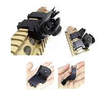 HWZ Flip Up Front Rear 45 Degree Adjustable Rapid Transition Backup Iron Sight