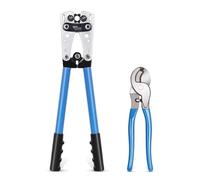 HX-50B Cavo Crimpercable Crimping Tool Wire Crimper Set Di Utensili Manuali Pinze A Crimpare Terminali A Cricchetto For 6-50mm² 1-10AWG Mega Saldi Di Fine Mese(HX-50B and HJ130)