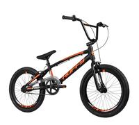HX Pro - Bicicletta BMX da corsa in alluminio, 50,8 cm, colore: nero e arancione
