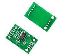 HX711 Modulo sensore di peso cella di carico con convertitore A/D a 24 bit per bilance elettroniche, trasduttore ad alta pressione capacità da 1 kg a 20 kg, metallo argento (modulo HX711)