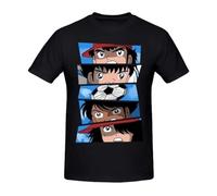 HXASKKF Ball IS Life Tops Clothes Streetwear Design Captain Tsubasa About Football Anime Cotton Men T-Shirt