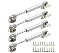 Hxchen 4 cerniere idrauliche da 15,2 cm 30 N con chiusura morbida per porta di gabinetto telescopico con molla a gas