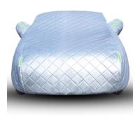 HXCVKXHI Telo Copriauto Antigrandine per Fiat Panda 2013-2015, Telo Copriauto da Esterno per Antivento Antineve, Copertura per Auto con Strisce Riflettenti e Cerniera,A/Silver