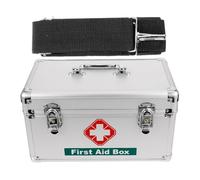 HXDKJSO 1 pz Cassetta di Sicurezza for medicinali in Alluminio con Chiave for Uso Domestico ed Esterno, Resistente e richiudibile, Adatta for la Famiglia(12in)