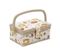 HXDKJSO Borsa da Cucito, Contenitore for riporre Gli Oggetti, Cestino, Kit di ago e Filo, Accessori(L)