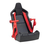 HXDKJSO Supporto for Auto Adatto a Tutti Gli Smartphone, Supporto for Telefono da Sedile Corsa, for bocchette dell'Aria, con Cintura di Sicurezza, Super Stabile, autobloccante(Red)