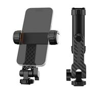 HXDKJSO Supporto for Telefono K&F Concept con Morsetto e Due attacchi a Slitta Fredda, Supporto Universale for Cellulare a 360°