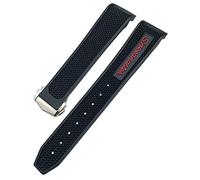 HXFFXHF 18mm 19mm 20mm 21mm 22 mm di orologio in gomma , per orologio Moon di Omega Sxwatch AT150 Strap morbido