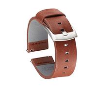 HXFFXHF 18mm 20mm 22mm 24 mm Genuina Cinta di orologi in pelle per orologi per orologi Smart Quick Release Watchbands (blu, 18 mm)