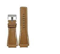 HXFFXHF 34 * 24mm End Convesso in Convesso a Vite Italiane Watch Band per la Serie Bell BR01 BR03 Braccialette con Orologio con Cabina di Orologi Ross Ross mascella (Silicone Nero BK)