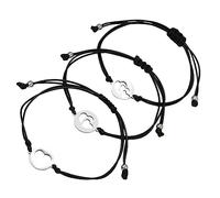 HXFFXHF Accessori per Ragazze Bracciale per Bracciale per Donne Mother da Figlia Set di Gioielli Regolabili Bracciale a Forma di Bracciale Cancone Collana