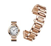 HXFFXHF Banda di guardia per alette in acciaio inossidabile per Ballon Bleu Serie 20 * 12mm 18 * 11mm 14 * 8mm W6920046 Cinghie Donne Bracciale da uomo
