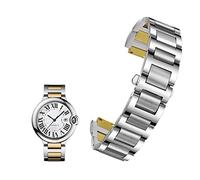 HXFFXHF Banda di guardia per alette in acciaio inossidabile per Ballon Bleu Serie 20 * 12mm 18 * 11mm 14 * 8mm W6920046 Cinghie Donne Bracciale da uomo