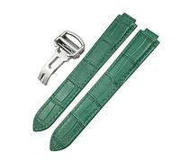 HXFFXHF Canda di guardia in pelle genuina 14mm 16mm 18mm 20mm 22mm per ballon bleu de tipo convesso cinghia di orologio da vitello colorato (colore: rosso, dimensione: 16mm)