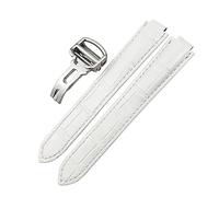 HXFFXHF Canda di guardia in pelle genuina 14mm 16mm 18mm 20mm 22mm per ballon bleu de tipo convesso cinghia di orologio da vitello colorato (colore: rosso, dimensione: 16mm)