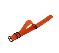 HXFFXHF Cinturino in nylon watch weave tela orologio anello in acciaio anello sport whrist wotband waterwer 18 mm - 24 mm