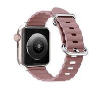 HXFFXHF Cinturino in pelle oceanica per banda 44mm 45mm 40mm 38mm 42mm S10 46mm 42mm Ultra 49 mm Bracciale Correa Iwatch Serie 7 SE 8 5 3 Canda di guardia