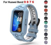 HXFFXHF Cinturino in silicone per banda 9 8 7 6 Smart Watch Sostitucement Bracciale Sport cinghie traspirabili per bande di band9