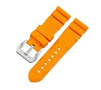 HXFFXHF Cinturino in silicone per orologio Panerai, 24 mm, 26 mm, cinturino in gomma, impermeabile, per sport, 24mm