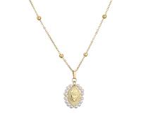 HXFFXHF Collana del Cuore Sacro di Muti per Donne, Sacro Cuore Vintage di Gesù Collana - Ciondolo colorato Sacro Cuore, Collana di Gesù per Il Compleanno di Natale Regali del Ringraziamento