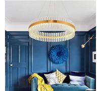 HXFFXHF Lampada Circolare del lampadario Post-Moderno Nordico Lampada di Cristallo Crystal Cameriera Lusfera Lumous Atmosfera LAMPA LED (Dimensioni: D40CM)