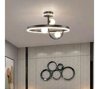 HXFFXHF Lampada del soffitto a Filo a sfioramento Lampada da soffitto a LED Minimalista a LED Minimalista lampadario Interno per Soggiorno Sala da Pranzo Illuminazione del corridoio Pannello di