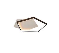 HXFFXHF Lampada del soffitto a sfioramento postmoderno da 55 W. Luce Moderna Lampadella personalità Creativa Pannello Pentagonale Lampada Luci da Cucina Camera da Letto 30 cm (Luce Tricolor)