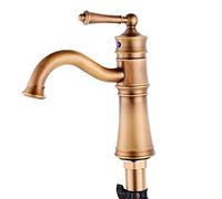 HXFFXHF Rubinetto del Rubinetto avanzato di lavabo di lavabo Tutto Il Bronzo Antico Europeo Caldo e Freddo Calda e Freddo sul palco pentole Rubinetto Rubinetto Villa retrò Villa dedicata ugello di