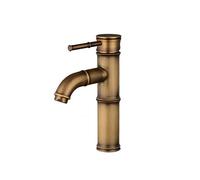 HXFFXHF Rubinetto, Miscelatore per lavello Cucina rubinetti a Foro Singolo Antique bagni Rubinetto, rubinetti del Bacino in Ottone, Ta rubine del lavandino Alto Europeo retrò, cupia per Miscelatore