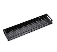 HXFFXHF Scaffali da Bagno sugli scaffali galleggianti in Alluminio Spaziale Multifunzione, Porta Sapone per Telefono Cellulare, rastrelliera Creativa montata a Parete, Nero per la conservazione del