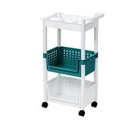 HXFFXHF Scaffali per Bagno Cucina mobili da Cucina Cucina portapattonate Carrello Multistrato portanti Cucina Pavimento Mobile per Frutta e Verdura Portapacchi da Cucina da Cucina (Colore: Grigio)