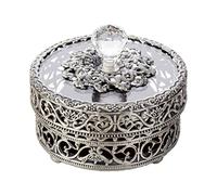 HXFFXHF Scatola di Gioielli giganteschi Cavi con Coperchio in Vetro in Metallo Gioiello organizzatore di Binning ORGANIZZATORE CACCOLA dei dei dei dei DECIFICATO CASATURA per Il GIOCHIO per GIETTORE