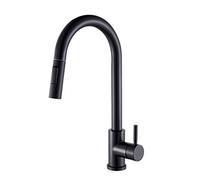 HXFFXHF Tocchi di Mixer per lavandino zedaro, Rubinetto da Cucina, tiro Fuori lavello cucine per Rubinetto a Manico Singolo Mixer Tap 360 Rotazione Cucina Cucina Rubinetto/Nero