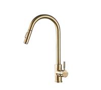 HXFFXHF Tocchi di Mixer per lavandino zedaro, Rubinetto da Cucina, tiro Fuori lavello cucine per Rubinetto a Manico Singolo Mixer Tap 360 Rotazione Cucina Cucina Rubinetto/Nero