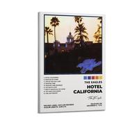 HXHDESIGN The Eagles-hotel California, stampe su tela per camera da letto e soggiorno, decorazione da parete 20 x 30 cm, stile cornice