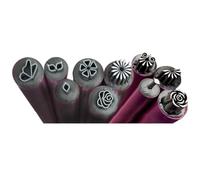 Hxhsgmeh 10 Pezzi Penna Timbro A Forma di Fiore per Nail Art, Set di Penna Timbro per Nail Art, Penna Timbro per Nail Art DIY Strumenti per Nail Art con Diversi Motivi