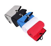 Hxhsgmeh 15,7 X 23,6 Pollice Confezione di 5 Asciugamani Forte Assorbimento Acqua con Clip a D per Gli Amanti del Golf, Accessori Golf