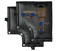 Hxhsgmeh 2 pezzi copertura di isolamento anti-riflusso - copertura per frangivuoto a pressione per l'inverno, coperture per pompa per pozzi d'acqua all'aperto durevoli e facili da usare