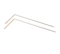 Hxhsgmeh 2 Pezzi Rod Metal Detector Rame Puro Stregoneria D'Acqua Drago Portatile Cercando uno Strumento Staccabile Asta di Radiestesia