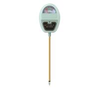 Hxhsgmeh 2024 Umidità del Terreno 4 in 1, Umidità del Suolo/Luce/Nutrienti/PH-metro per Giardinaggio, Prato, Agricoltura e Piante All'aperto