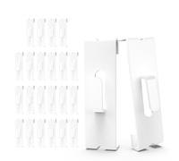 Hxhsgmeh 24 Pezzi Ganci Griglia, Ganci Pannello Griglia Gancio A Parete Griglia Accessori Da Parete Griglia Gancio Griglia Ganci Griglia Griglia Bianco