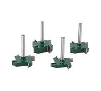 Hxhsgmeh 4 Pezzi CNC Kit Punte Router Spoiler Cutter Slot Foglio