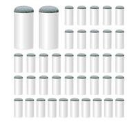 Hxhsgmeh 40 punte per coda di biliardo, kit di riparazione di punte per coda di biliardo, 12/13 mm, punte per coda di biliardo blu e bianco a vite