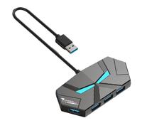 Hxhsgmeh 7 Porte USB 3.0 Tipo C HUB Expander 5Gbps Adattatore OTG Ad Alta Velocità Docking Station per Laptop Hard Drive Mouse Tastiera B