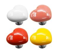 Hxhsgmeh 8 Pezzi a Forma di Cuore WC Pressa Pulsante Pressa Interruttore Pulsante Decorazione Pulsante Camera Bagno WC Decorazione Pressa Caccia d'acqua