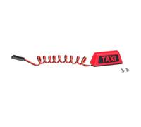 Hxhsgmeh Auto Taxi Universale Tetto per Auto RC 1/10 RV 1/8 Veicolo arrampicata Veicolo Tutto-Terra Fai da te Ristrutturazione Auto RC R160 Rosso