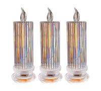 Hxhsgmeh Candela a LED senza fiamma, lampada a candela in plastica riutilizzabile, candela scaldavivande, luce notturna per matrimonio, San Valentino, decorazioni natalizie, installazione facile