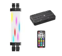Hxhsgmeh Cavo di alimentazione per Scheda Grafica Doppio ARGB 8 Pin Cavo di Estensione di alimentazione RGB Cavo di alimentazione RGB per Schede Grafiche 30XX 40XX A